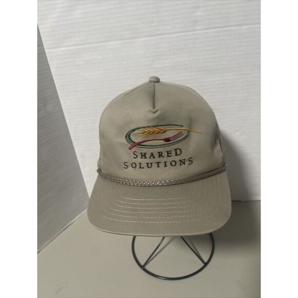 Vintage‎ Philip Morris Tobacco Shared Solutions Snapback Rope Trucker Hat - Picture 6 of 10